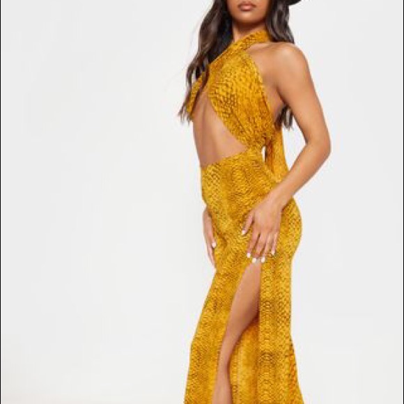 pretty little thing yellow jumpsuit